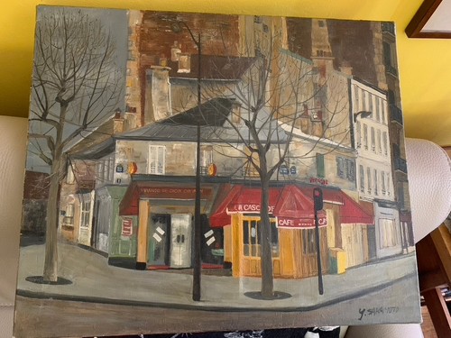 Tableau huile sur toile - huile,