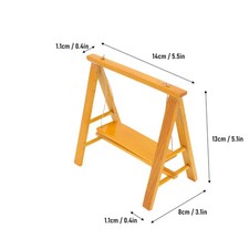 Miniature Dollhouse Swing 1:12 Modeling Figurine Porch Wood Furniture Supplies