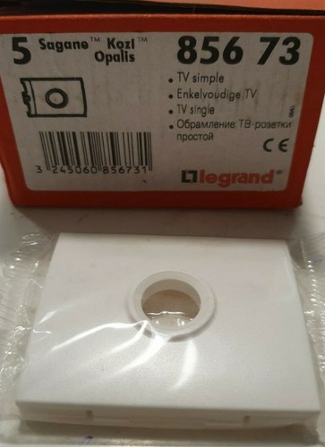 Legrand sagane opalis - sagane, blanc