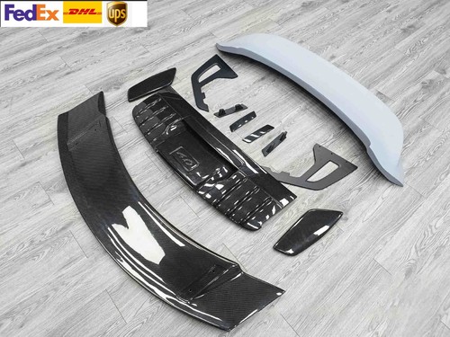 Gt3 style carbon fiber - fiber, rear
