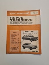 REVUE TECHNIQUE AUTOMOBILE