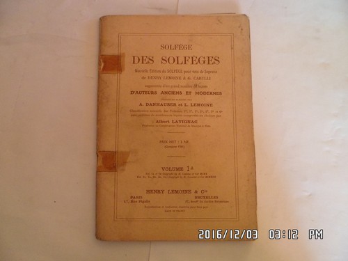 Livre solfege des - livre, solfeges