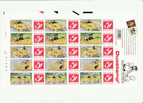 Herge tintin timbres - timbres, 7