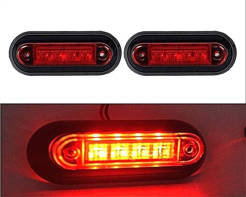 Arrière marker lights pour - 2x,