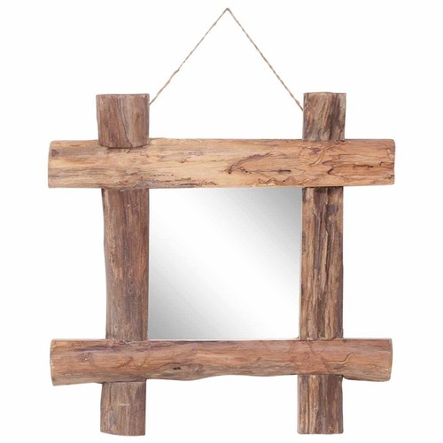 Miroir bûches naturel - miroir,