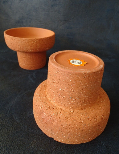 Rare pot fleur terre cuite - terre,