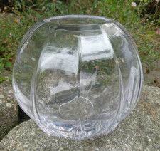 Villeroy & Boch Crystal Faceted Ball Vase VGC NWT 16cm