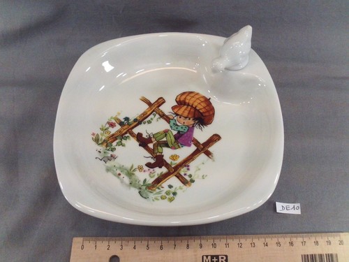 Ancienne assiette bouillie - à,