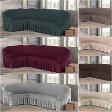 Housse Canapé d'Angle Extensible Housse de Canapé Salon Stretch Sofa Élastique