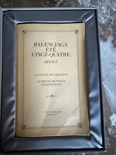 Balenciaga runway invite - runway,
