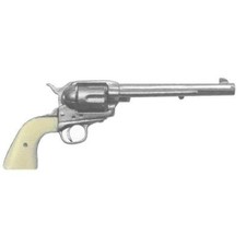 1/6 Battle Gear Toys 959 03 Revolver Colt 1873 Argent Poignée blanche  Western