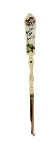 Vintage porte plume - plume, os
