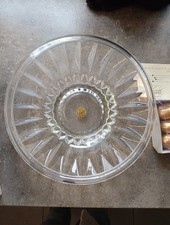 Centre De Table En Cristal d'Arques Neuf Avec Ces 5 Bougies Flottantes