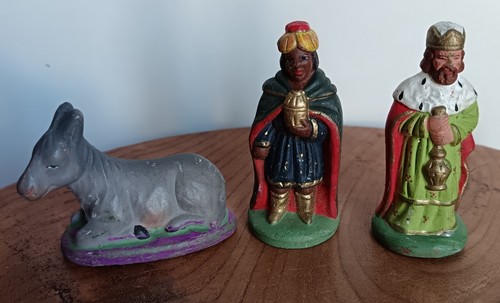 Vintage santons crèche - santons, de