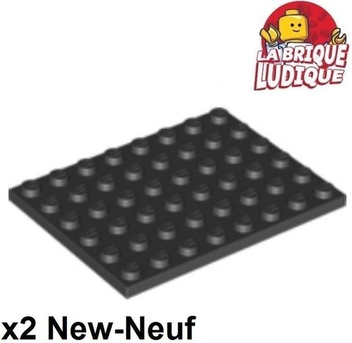 Lego plaque plate - plate, 6x8
