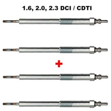 4x Bougie de préchauffage