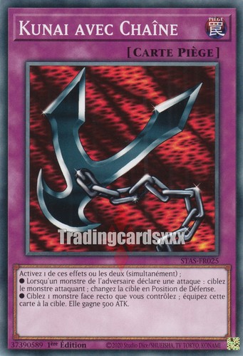 Kunai avec chaîne - yu-gi-oh!,