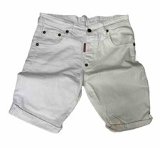 BERMUDA JEAN BLANC HOMME