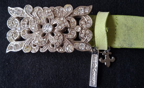 Ceinture femme verte avec - ceinture,