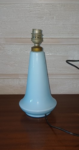 Pied lampe verre opaline - lampe, en