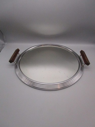 Plateau miroir art déco