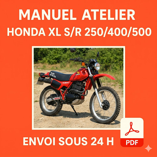 Manuel atelier honda r - atelier, xl