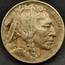 5 CENTS BUFFALO NICKEL 1938 D