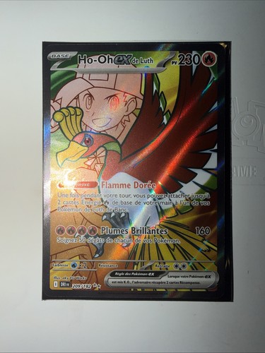 Carte pokemon de luth - carte, ho-oh