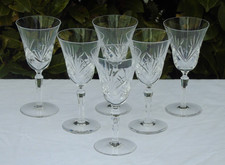 Service de 6 verres à vin