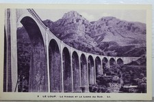 France Le Loup Viaduct Ligne Du Sud Postcard Old Vintage Card View Standard Post