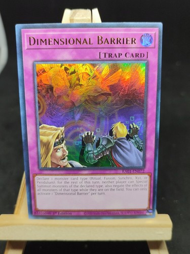 Barrière dimensionnelle ultra - dimensionnelle,