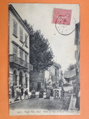 Carte postale 1900 puget ville - postale,