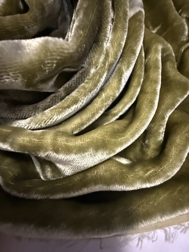 Tissu velours soie m de - velours,