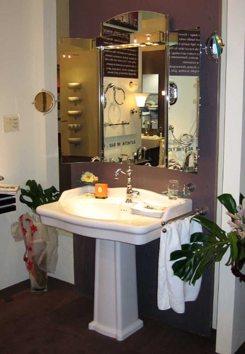 Lavabo louxor style blanc - lavabo,