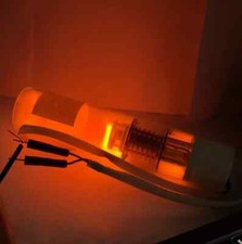 Vintage neon nixie plasma tube LSP-1 for art projects, DIY. Random element NOS