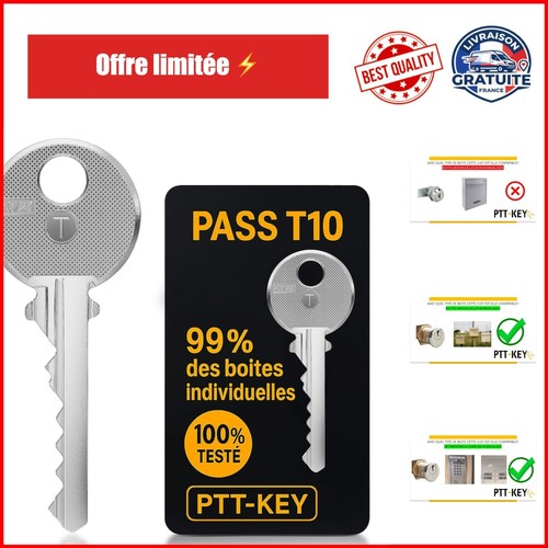 Ptt key clé pass - key®, t10