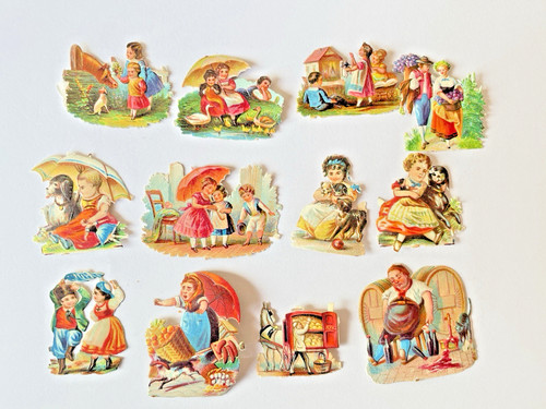 Découpis chromos anciens - chromos,