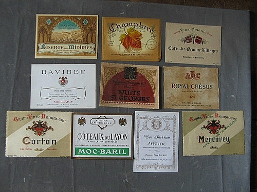 1666 lot de - "1666", etiquettes