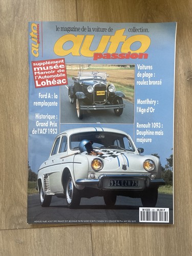 Magazine auto passion 1993 - auto,