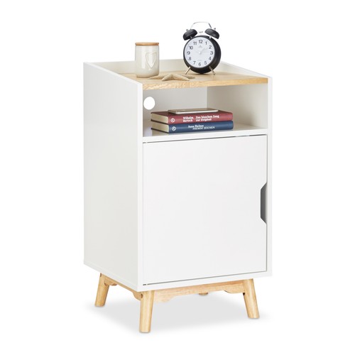 Table nuit avec porte - nuit,
