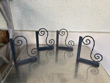 4 ANCIENNES EQUERRES EN FER