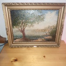 Tableau Huile Sur Panneau