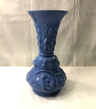 old SAINT LOUIS vase in blue