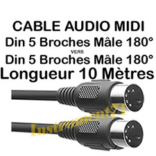 1 Câble MIDI Din 5 Broches