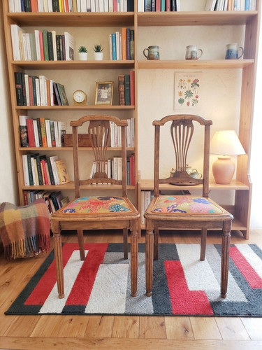 Paire chaise vintage style - paire,