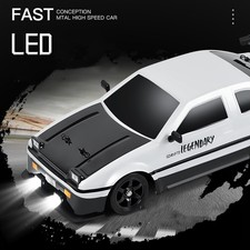 2.4G High Speed Drift Rc Car 1:16 4WD with Smoke Function Toy RC Car GTR Model