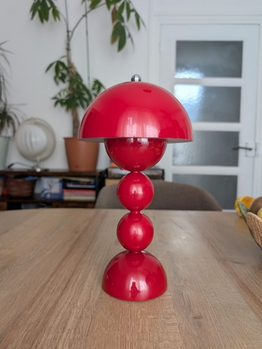 Lampe table design rouge - de,