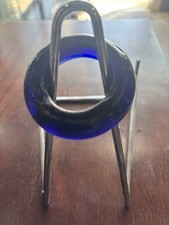 old glass rings horse necklace 19th century