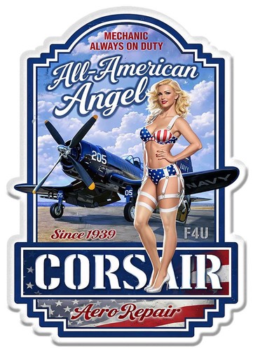 Sticker avion corsair f4u - sticker,