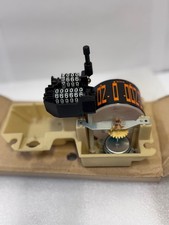 Compteur orange fond noir